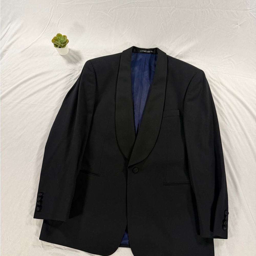 Hugo Boss Tschaikowsky Scala Tux Tuxedo Jacket 42L Super 100s Wool Germany Shawl